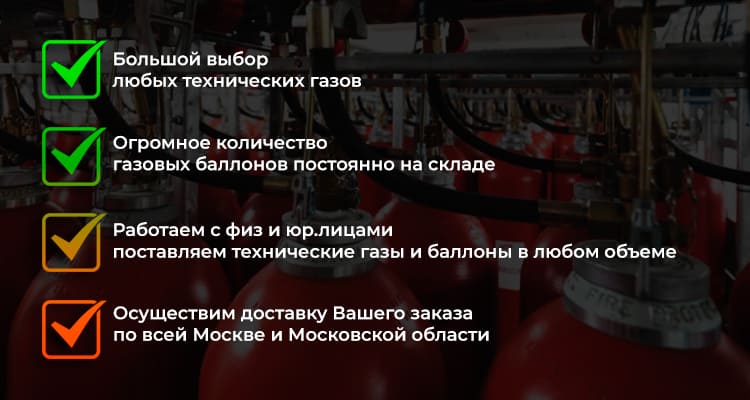 Технические газы в Апрелевке